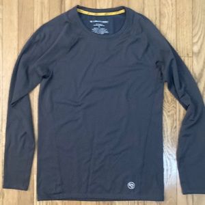 Dark gray men’s Climatesmart X Fleece Long Sleeved Shirt